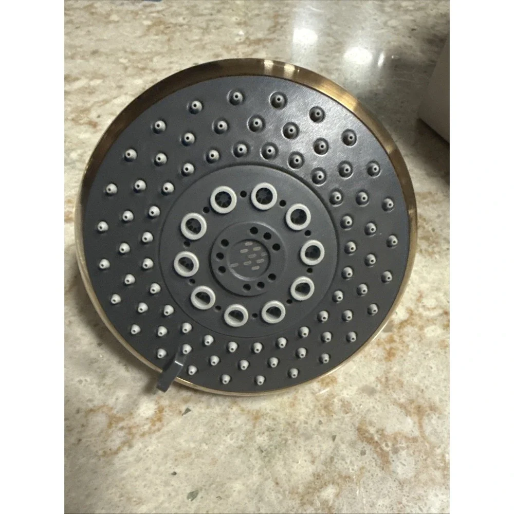 Symmons‎ 412SH- BBZ 1.5 Naru 3-Spray 5 in. Fixed Showerhead Brushed Bronze.